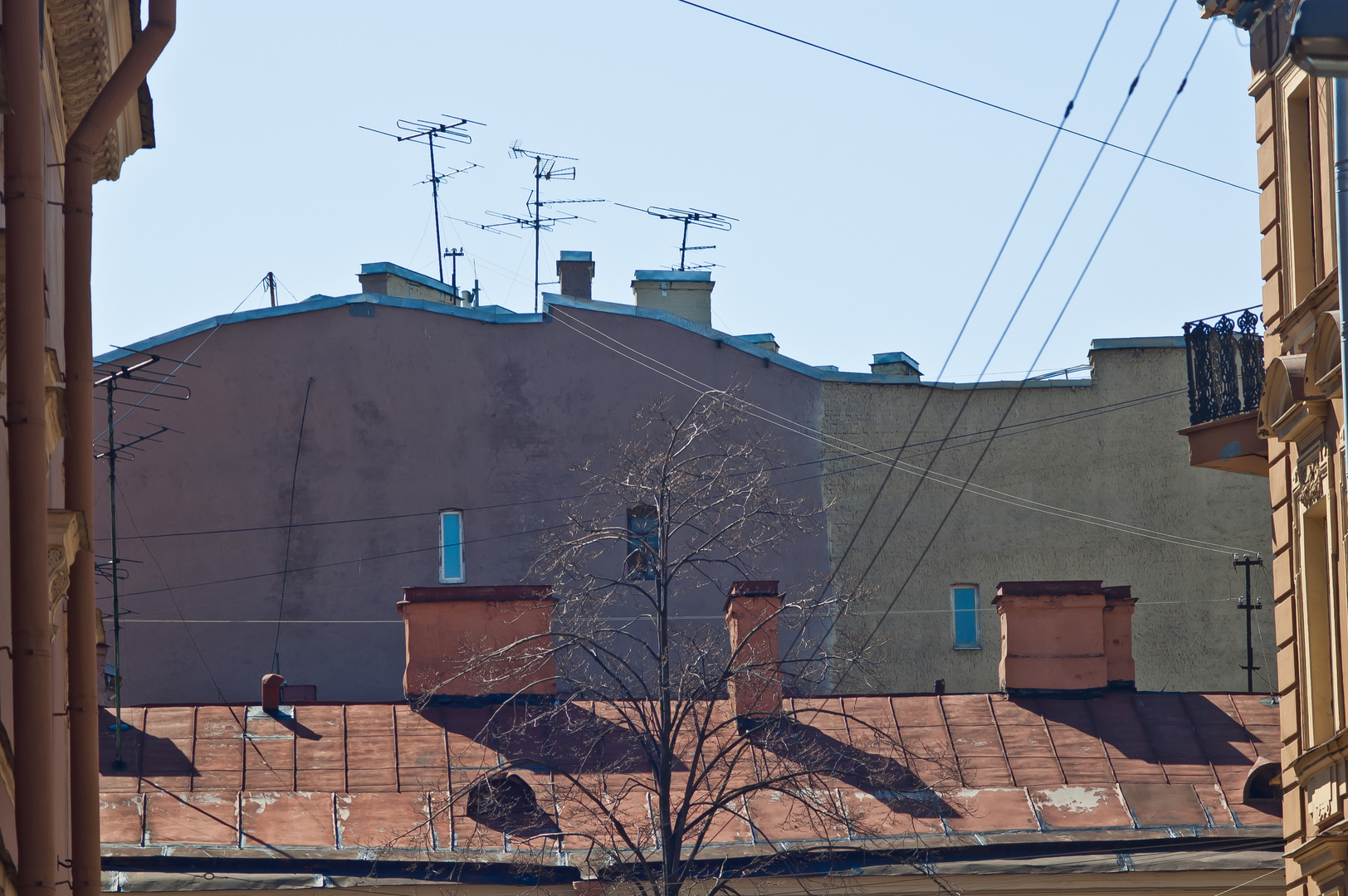 The roofs of St.Petersburg.