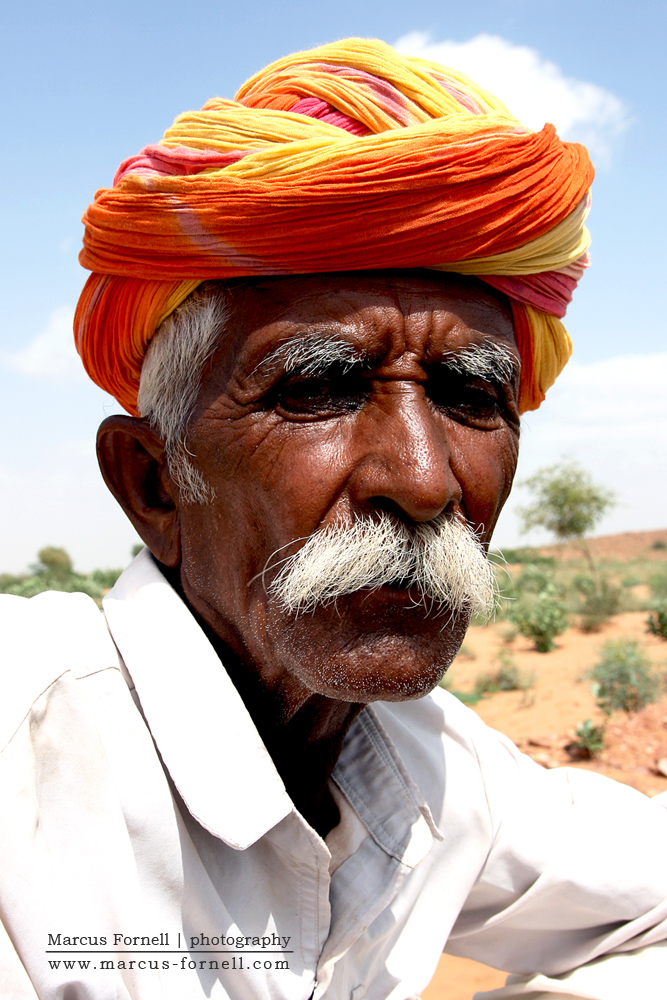 The royalty lies in the moustache | Rajasthan, India