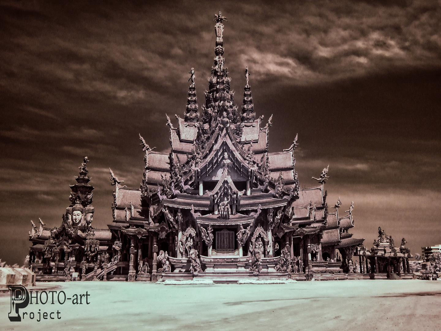 The Sanctuary of Truth infrared