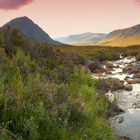 The Scotish Highlands in the Gloaming