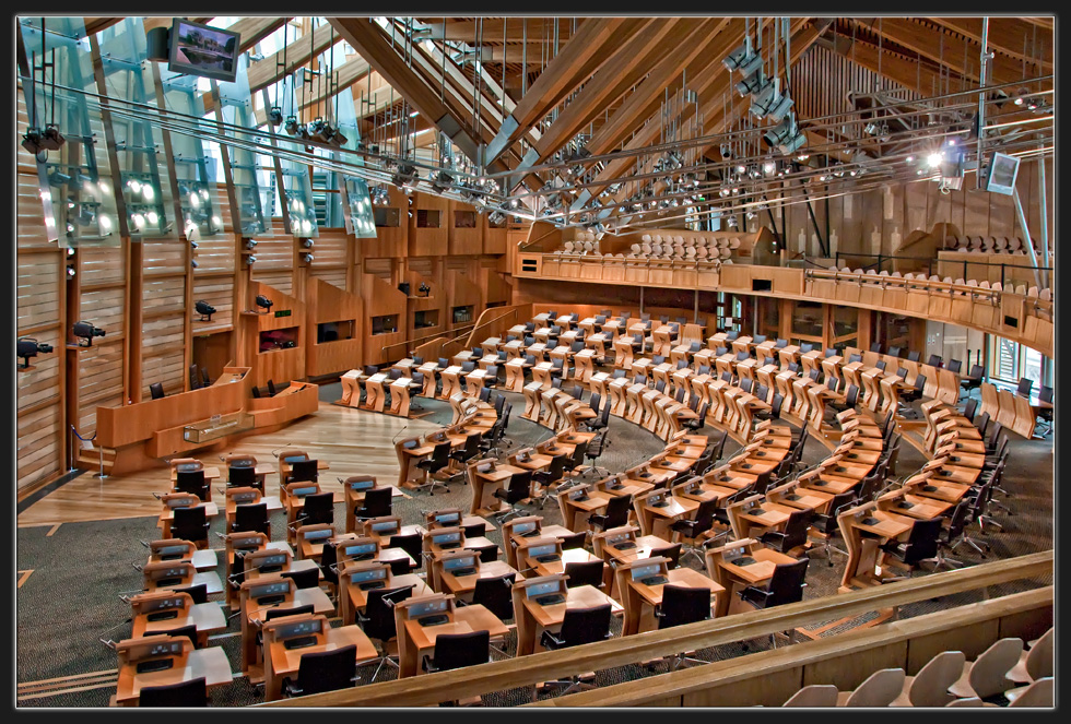 The Scottish Parliament - Plenarsaal