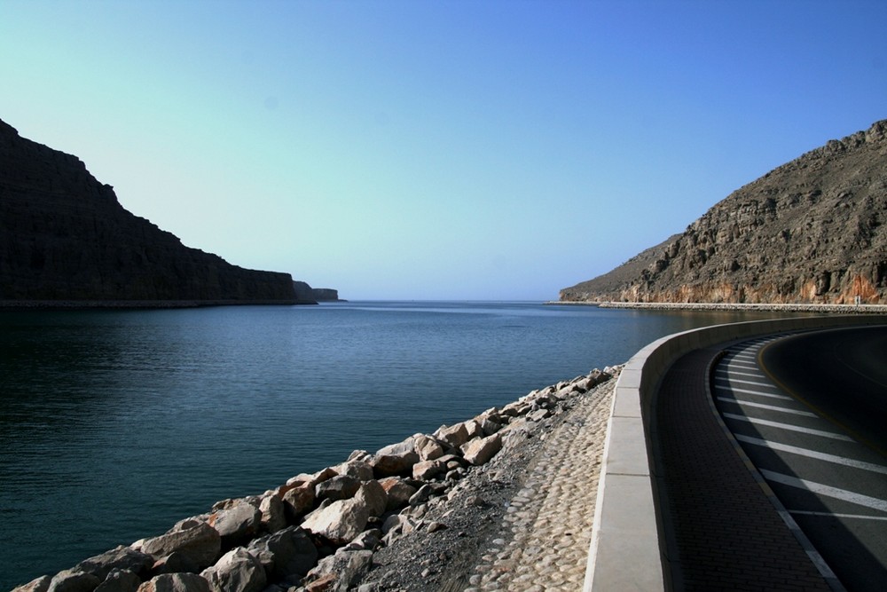 The sea and the road