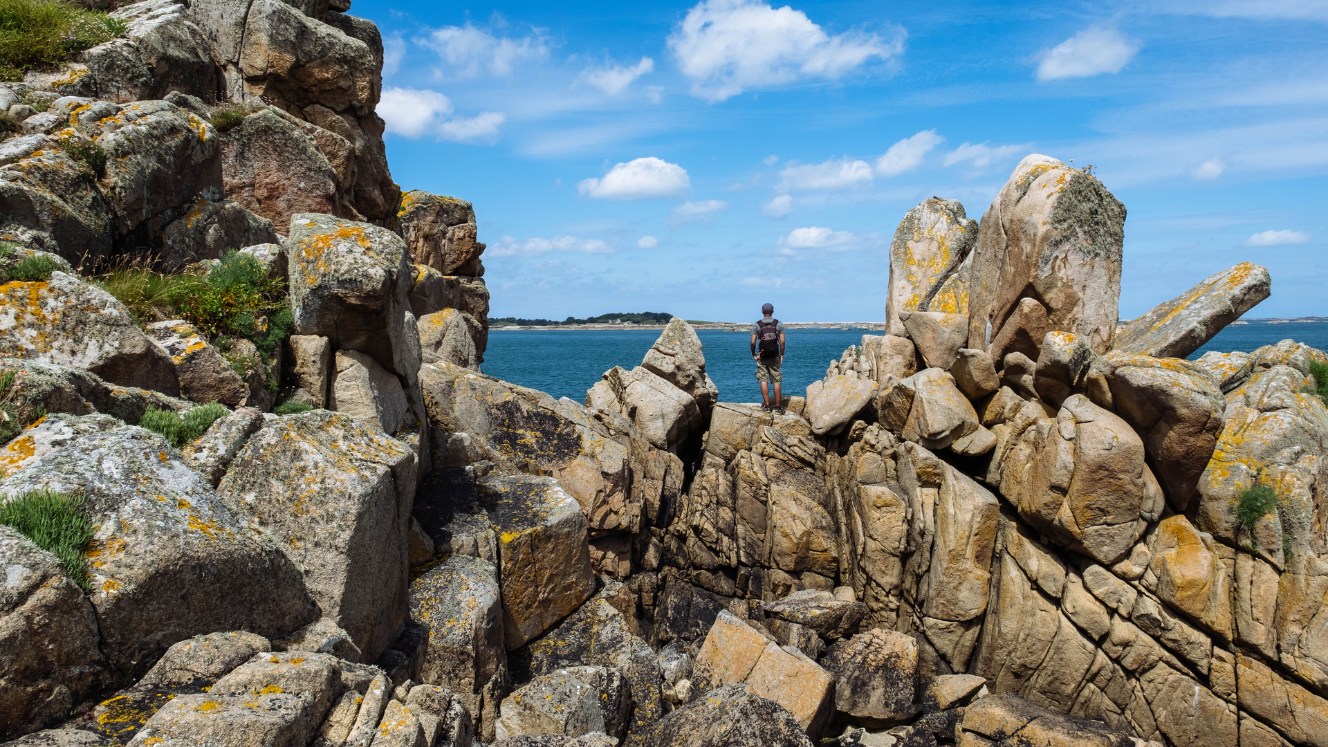 The sea, the rocks, the wild...