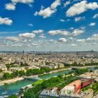 The Seine and on the right the Musée du quai Branly (red building)