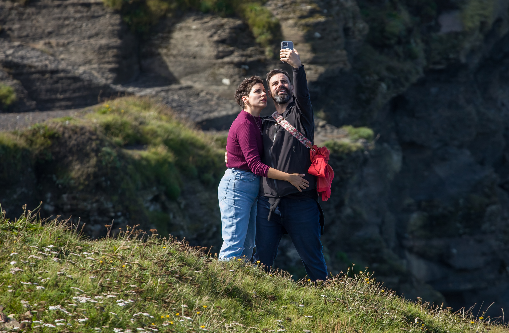 The Selfie in the Cliffs