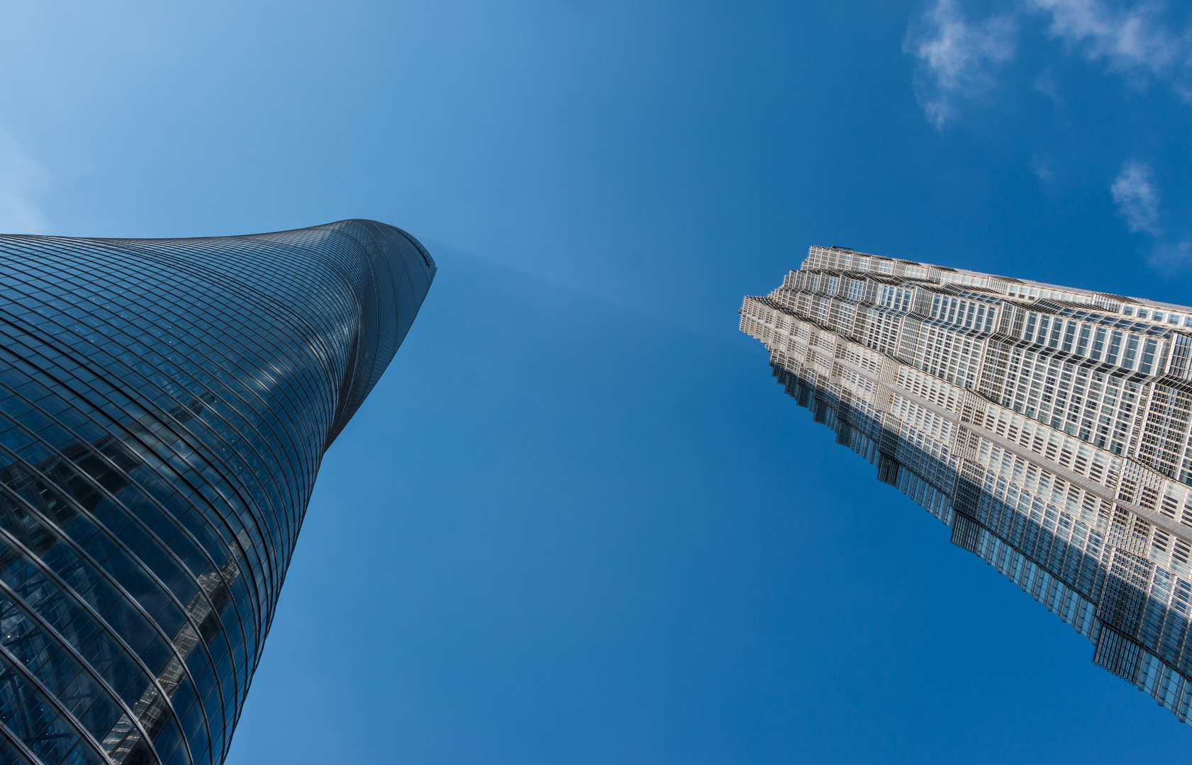 The Shanghai Tower und Jin Mao Tower