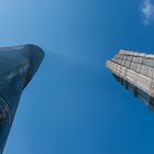 The Shanghai Tower und Jin Mao Tower