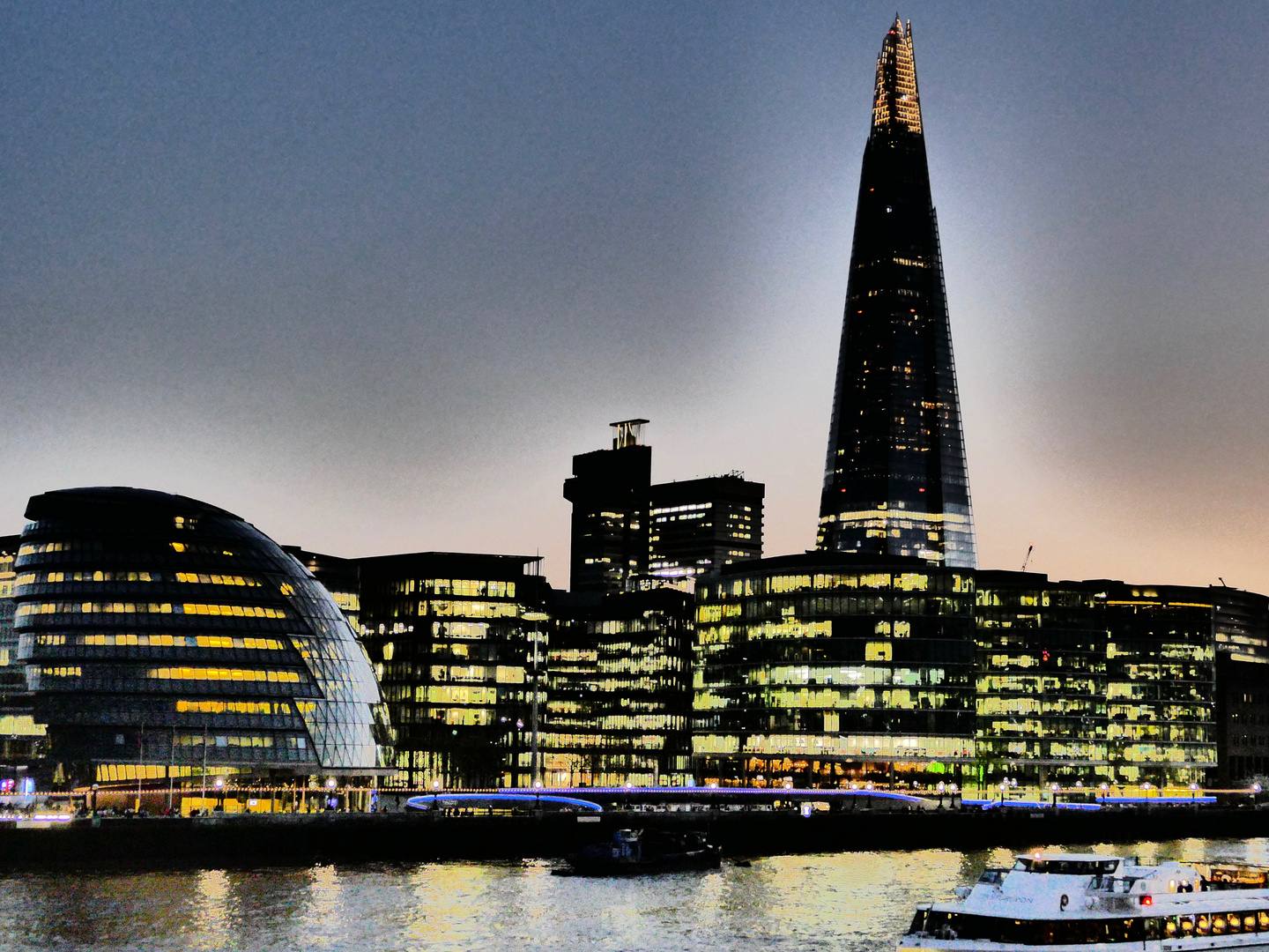 The Shard  and City Hall