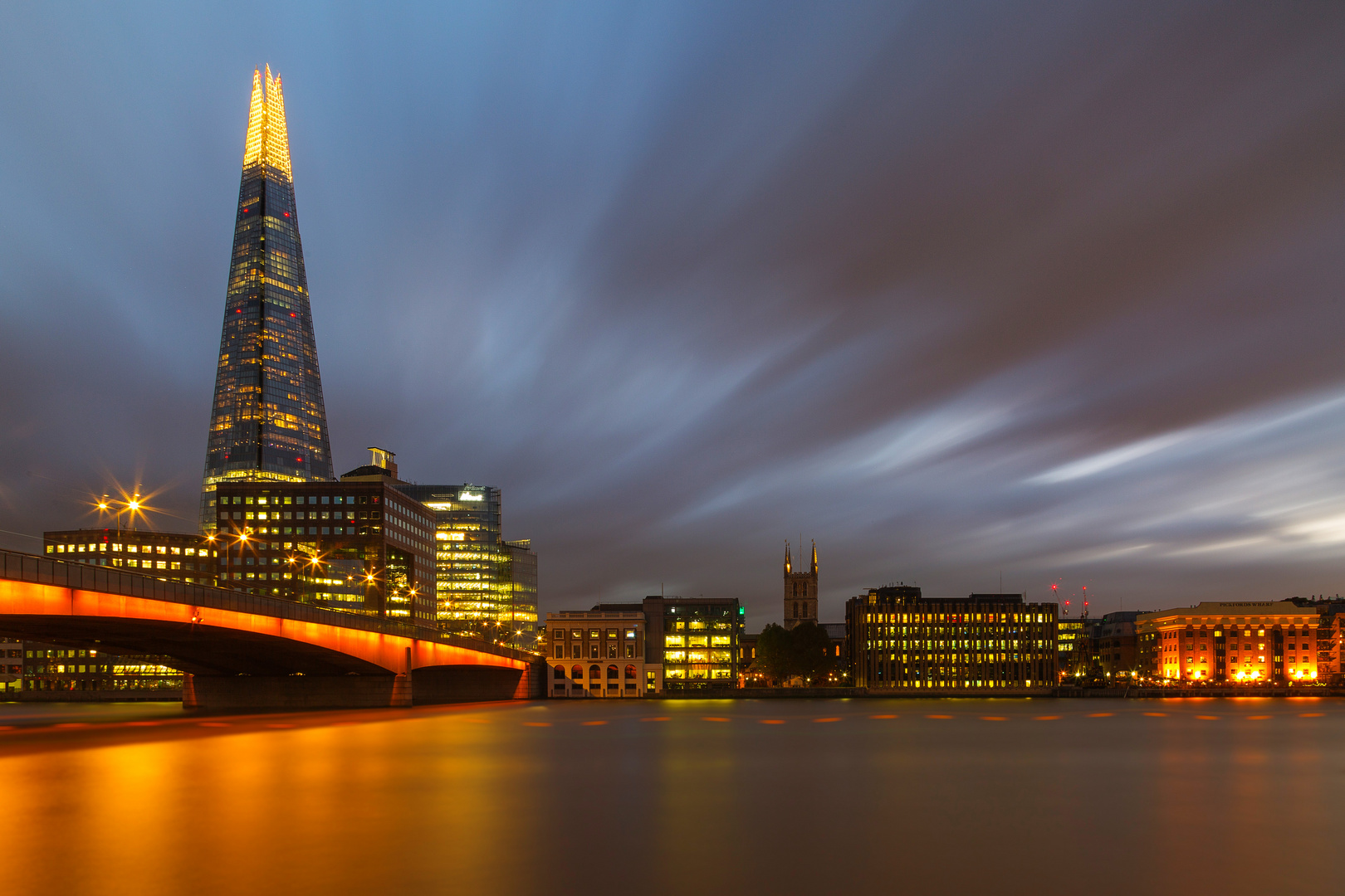 The Shard, Themse, London November 2016...