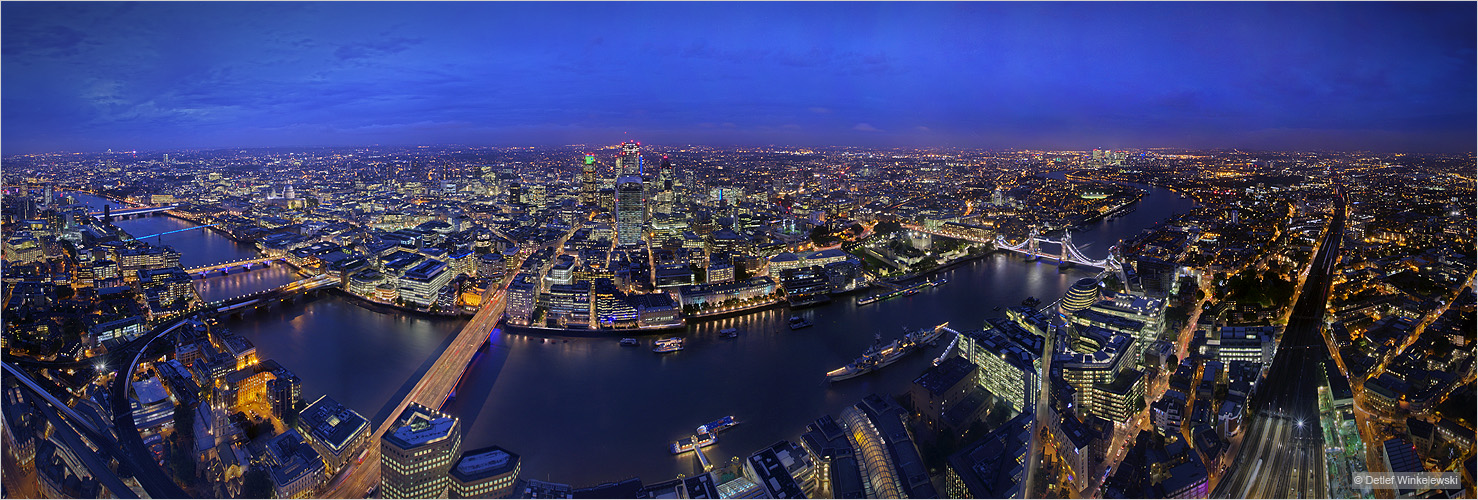 The Shard View Panorama