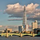 The Shard - with clouds