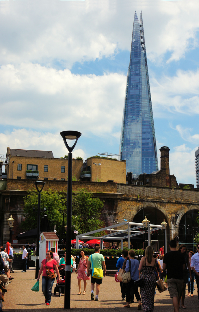 The Sharde. Das gläserne Hochhaus in London.