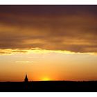 The shining sky and the church