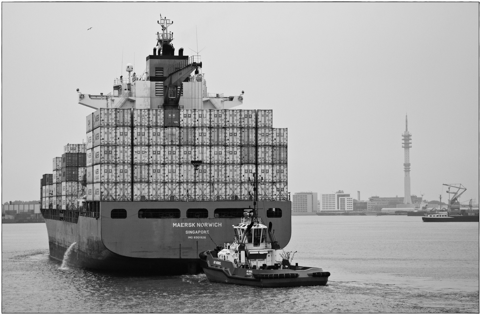 the ship, former called maersk norwich