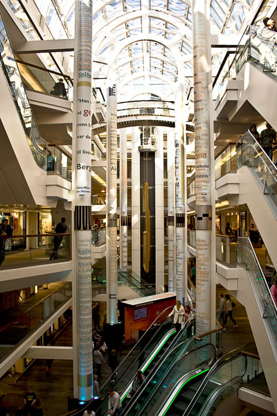 The shopping centre