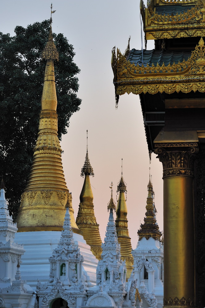 The Shwedagon at sunset