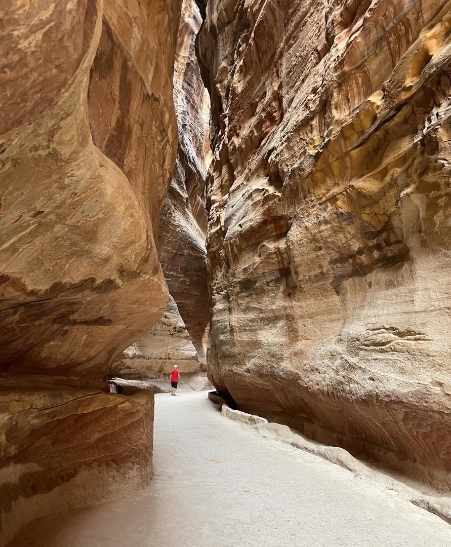 the Siq, door to ancient Petra