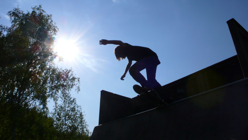 the skater and the sun