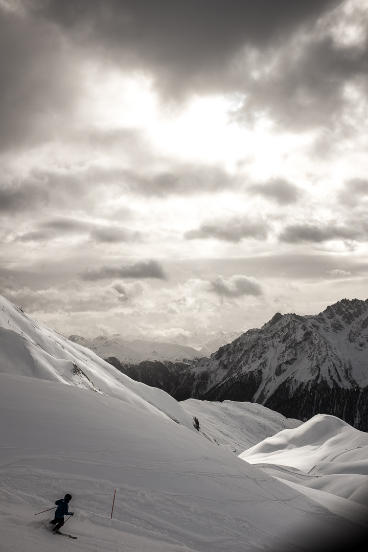 the skier @ the end of the ski run... (Ischgl 2016)