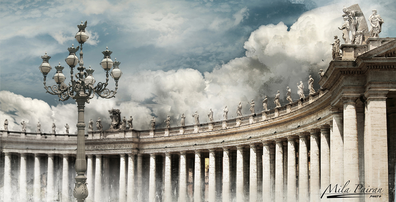 The sky of Vatican