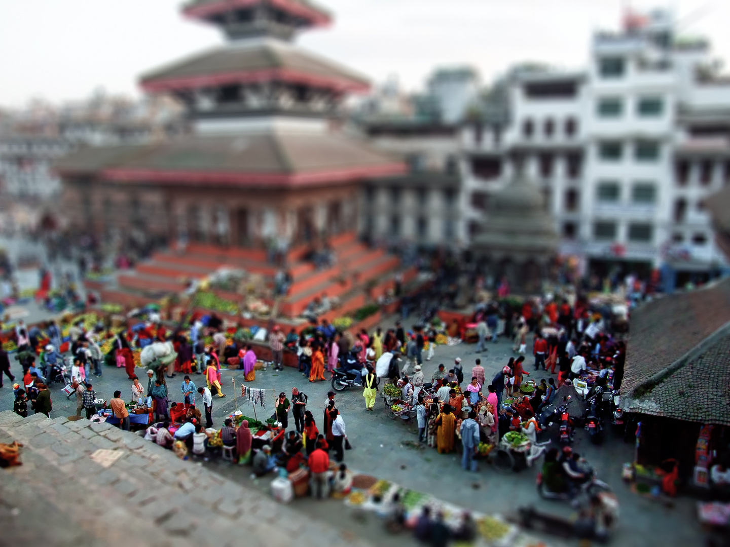 The small world of Kathmandu Durbar Market