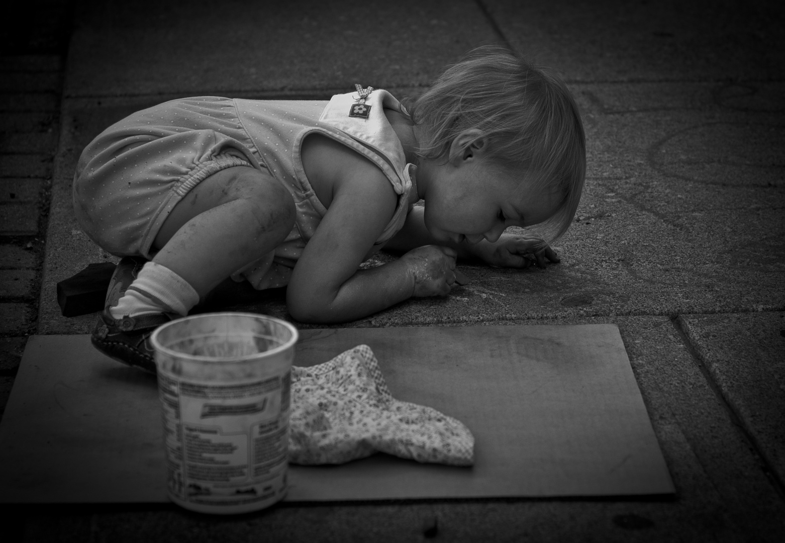 The Smallest Chalk Artist