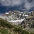 The south face of La Meije 3984 m.