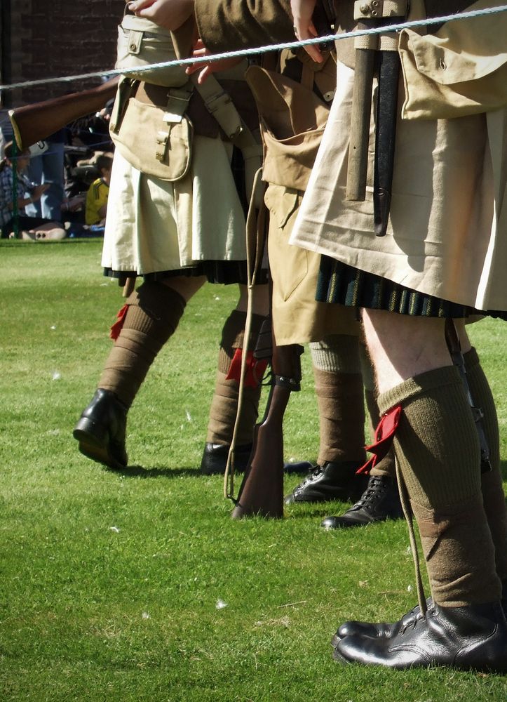 The spirit of Scotland XXVII. WWI kilts