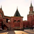 the Staircase of Saint Basil's Cathedral & Moscow Kremlin