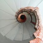 the staircase of the bell tower