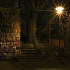 the stairs in the berlin night