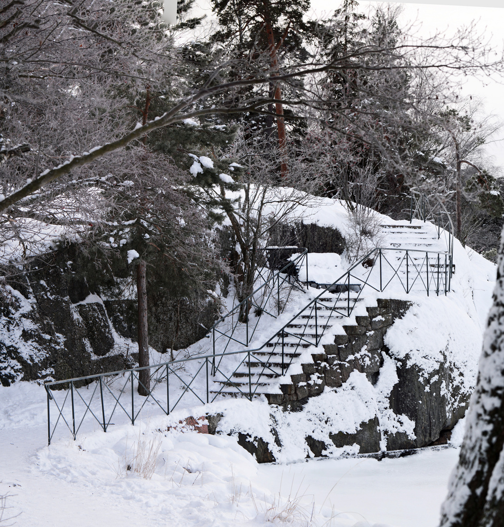 The stairs on Seurasaari