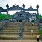 The stairs to Khai Dinh mausoleum