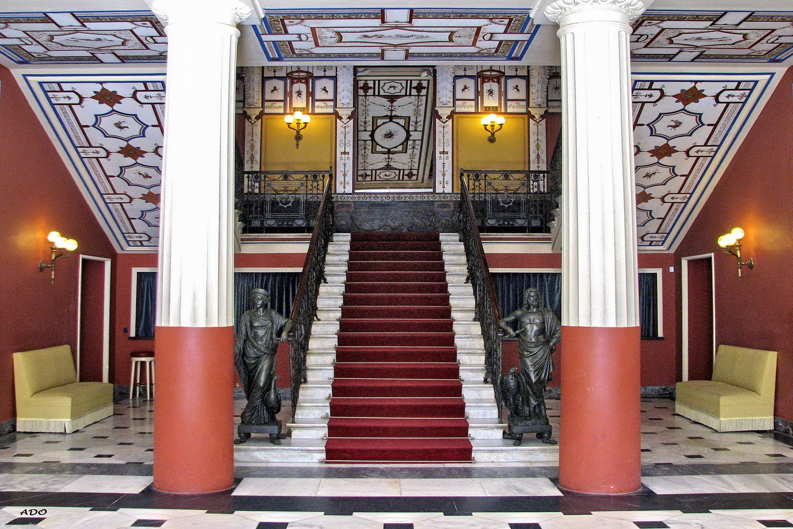 The Stairway at the Achilleion