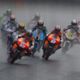The start of the MotoGP in Indianapolis