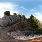 The Ste Agnès' castle ruins