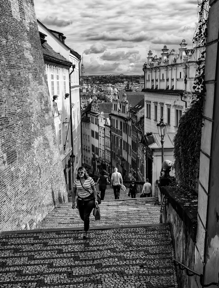 The Steps To Prague Castle