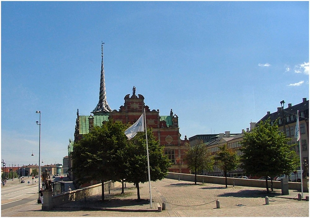 The Stock Exchange in Copenhagen from the bus.