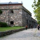 The stone wall on Suomenlinna