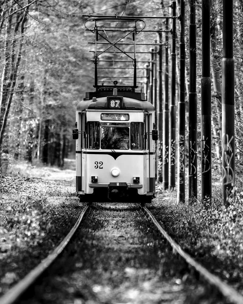 the straßenbahn