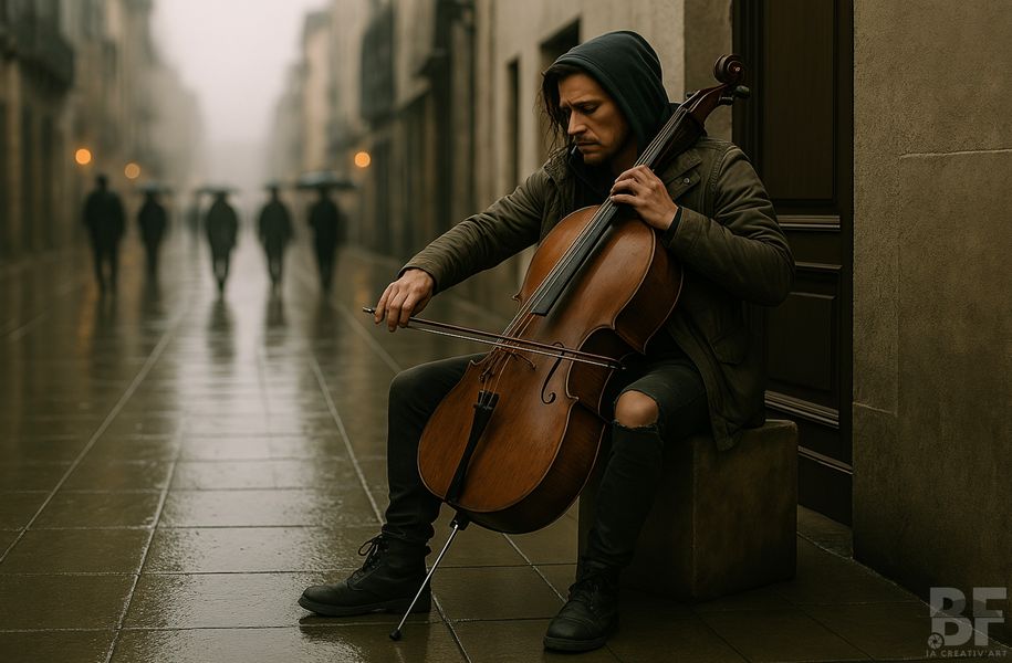 The street cellist
