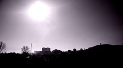 the SUN above Mitrovica