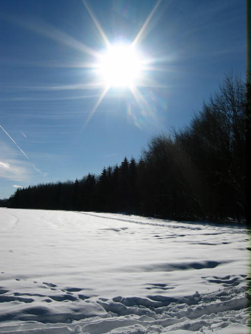 the sun always shines on snow