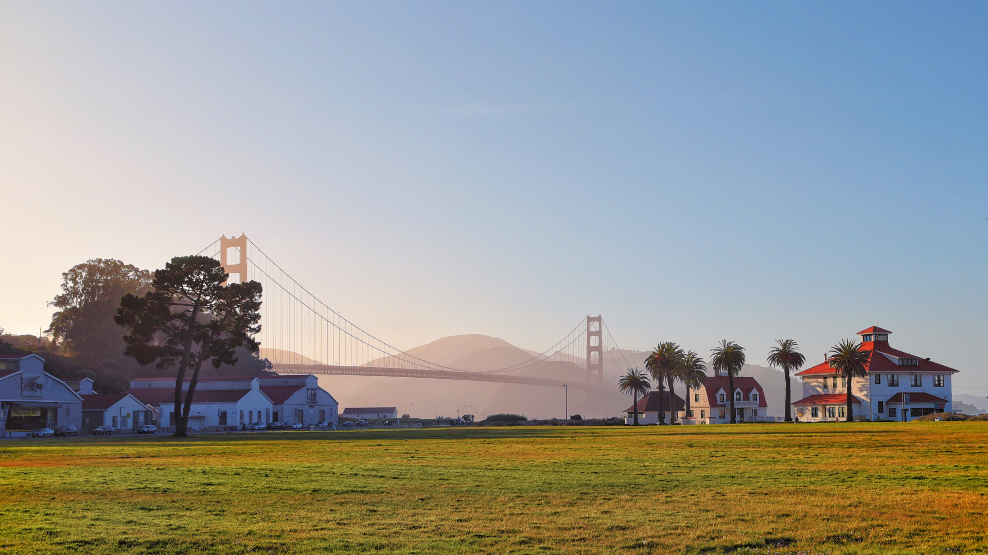 the sun goes down @ crissy field