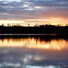 The sun goes down over Hjultjärn..