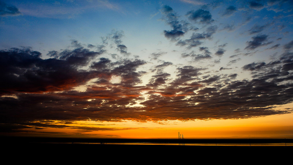 The Sun was down on Langeoog