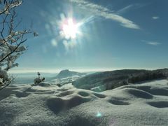 The sunny side of life.... am 2.Weihnachtstag 2010 auf dem Hohenkrähen...pulvriger geht´s nicht