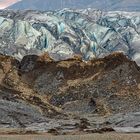 The Svinafellsjökull glacier