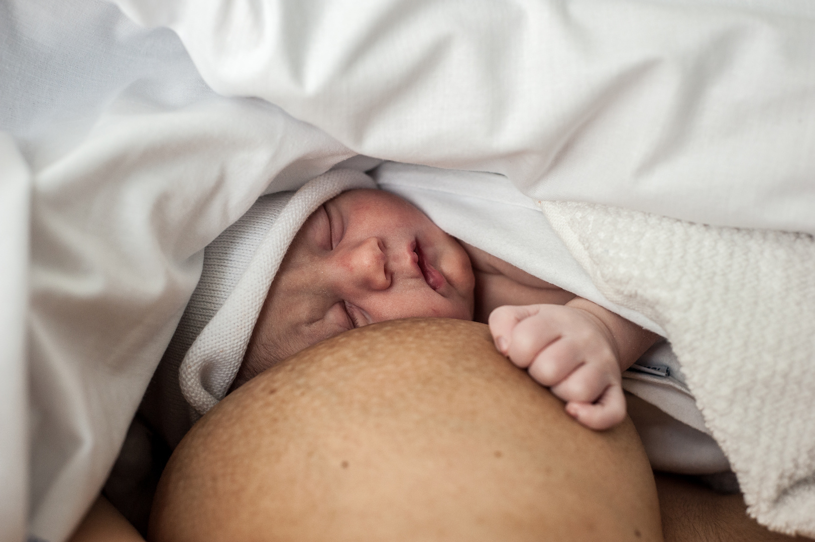 The sweet sound of mom's heartbeat  