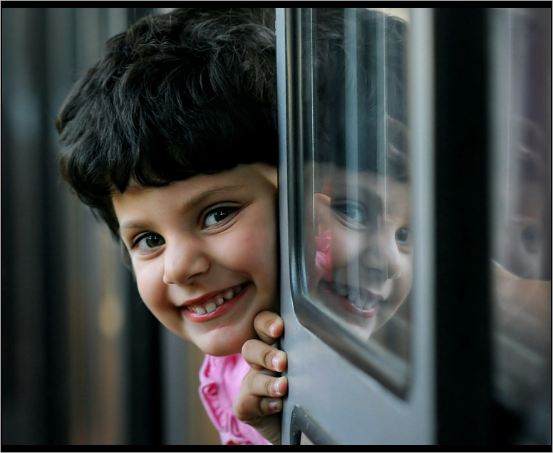 .. the Sweety in the Bulgarian train ..